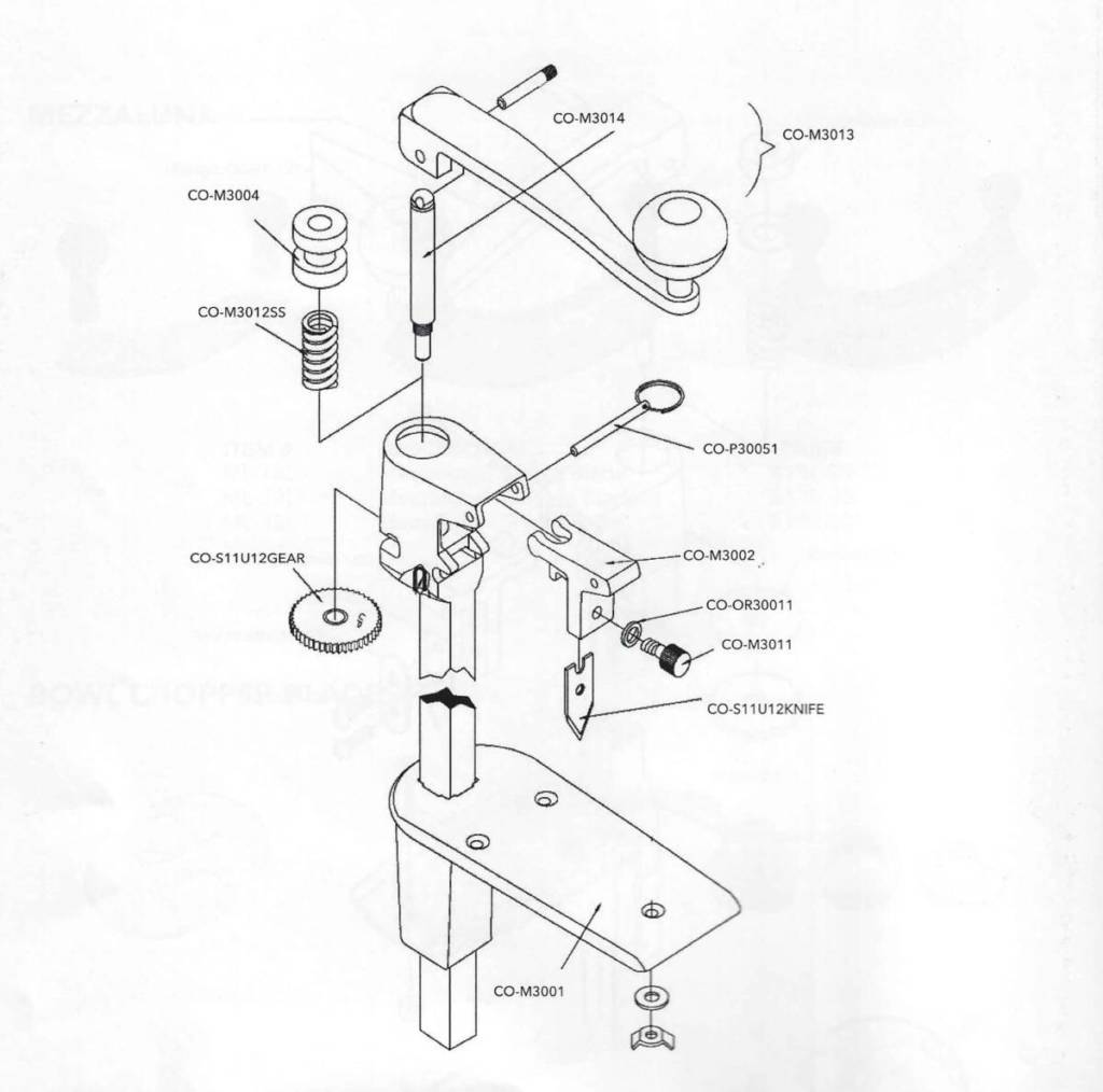 * S11 Style Can Opener diagram for reference only CCS Cutlery